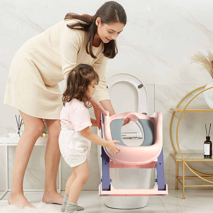 Toilet Seat Ladder Baby - Soft for Training Babies 