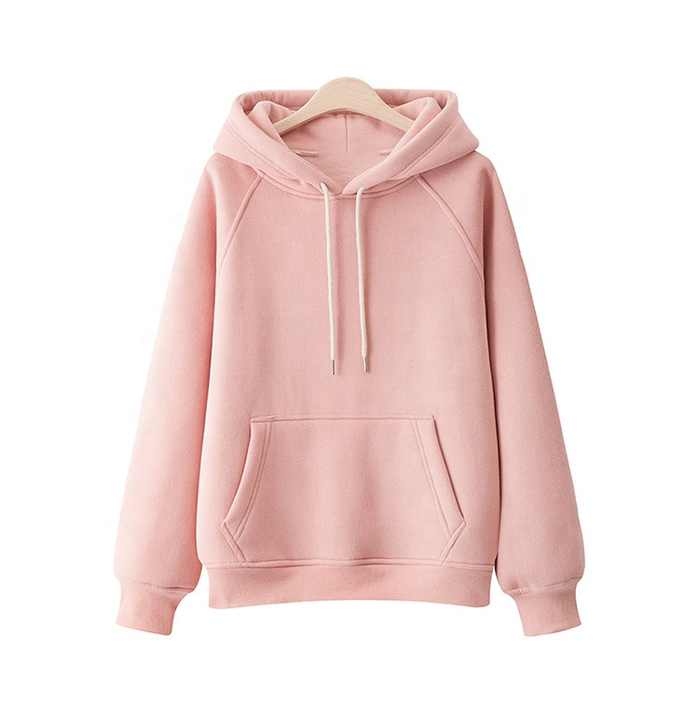 US High Quality Spring Women's Long Sleeve White Hoodie 