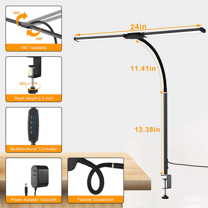 Factory Price Two Heads Led Gold New Modern Bedside 