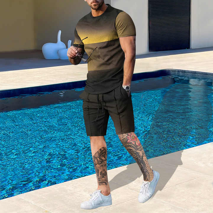 Men's 2-Piece T-Shirt Set 