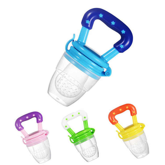BPA Free Funny Adult Newborn Teether Silicone Fruit Salad Pacifier Feeder for Baby 