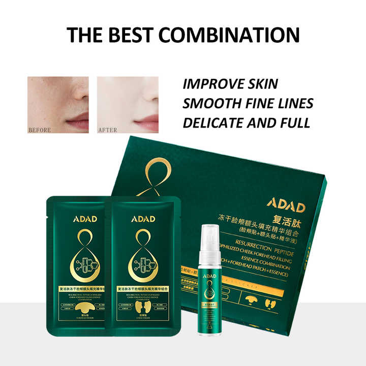 Liquid Face Serum Mask Set for Beauty Skin Care Setمجموعة قناع مصل الوجه السائل بخلاصة الكولاجين المرطبة للعناية بالوجه،