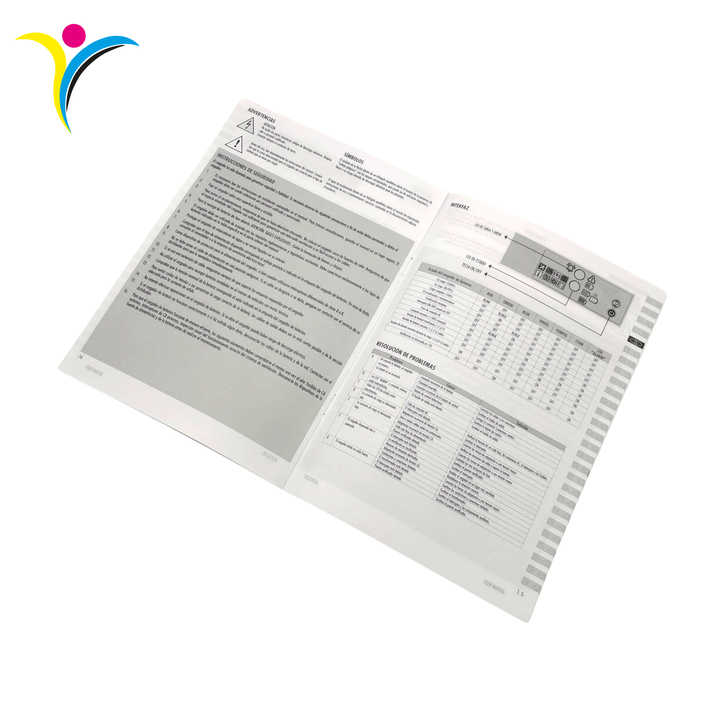 خدمات الطباعة كتيب كتيب مخصص المنتج الطباعة اليدوية