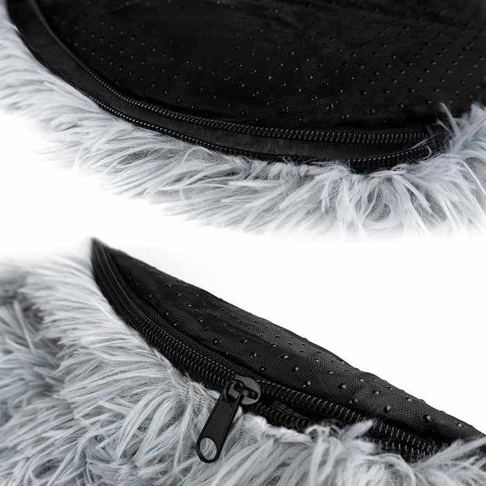 Eco-Friendly Soothing Faux Fur Dog Bed XL - Mattresses 
