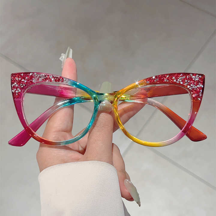 KAMMPT Fashion Cat Eye Multicolor Optical Frames
