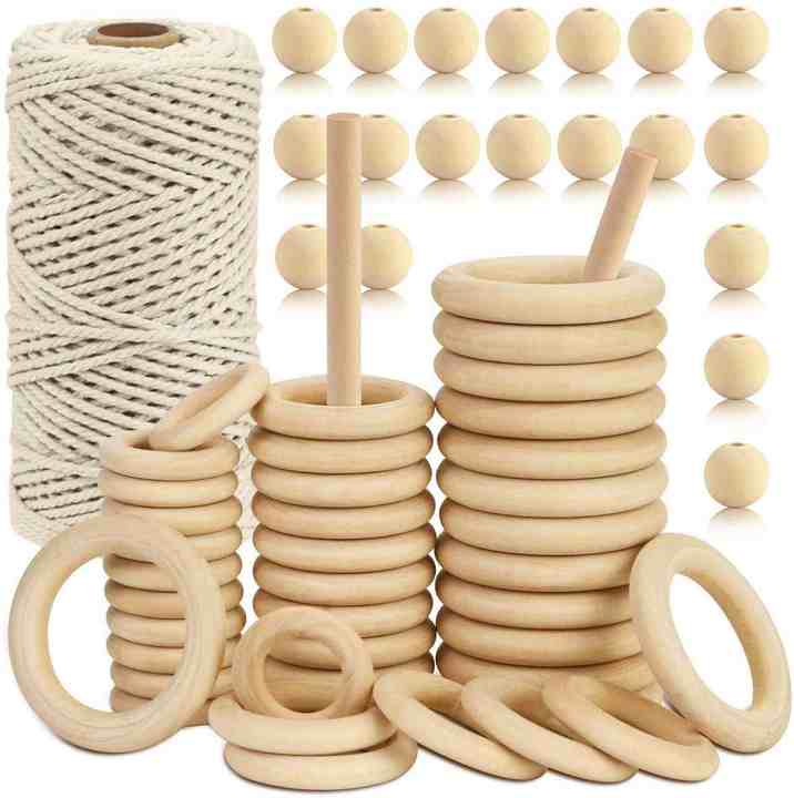 حبل ماكراميه طبيعي ,Natural macrame rope