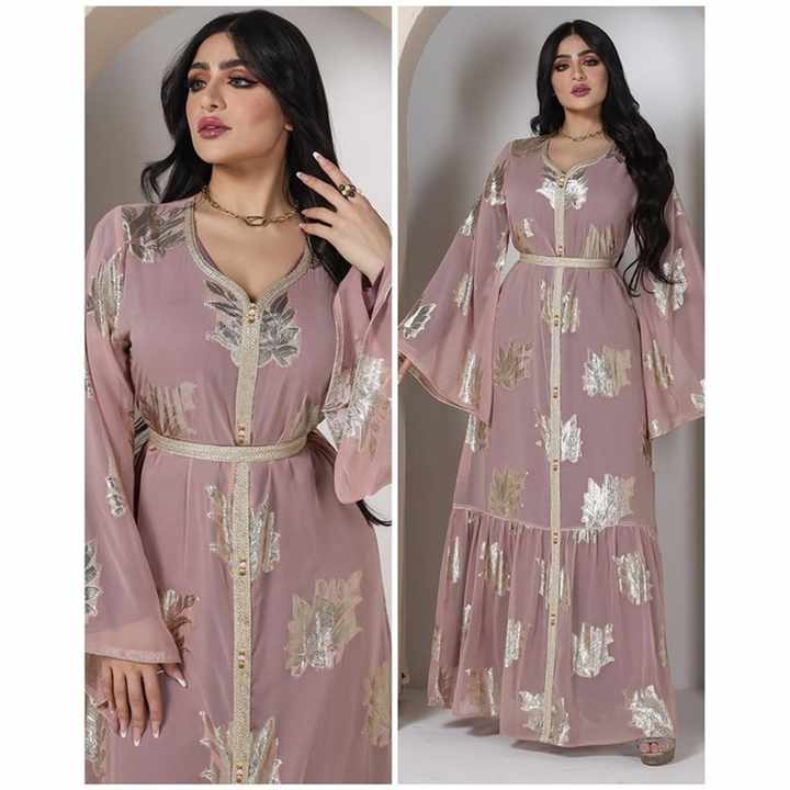 Caftans and chiffon jalabiyas 