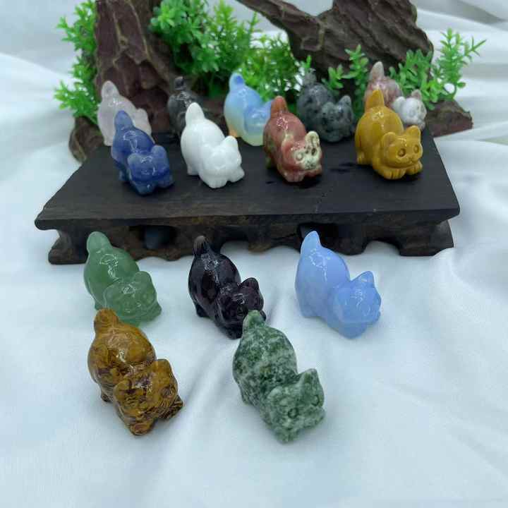 Small inch cute gemstones. Animal accessories. 