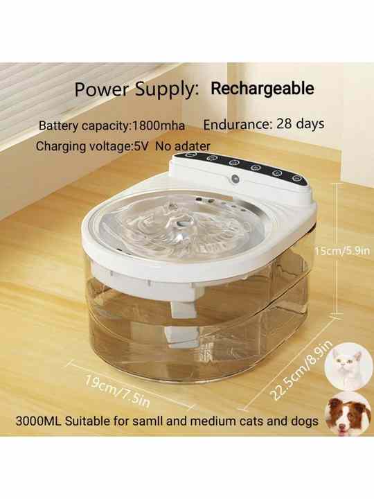 3L Automatic Rechargeable Battery. 3L/- Bowls and Feeders 