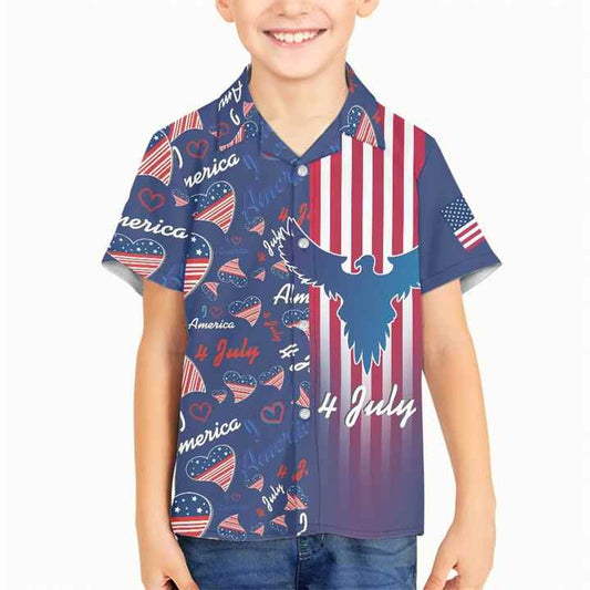 Kids V Neck T Shirts Custom-Children's Clothing 
