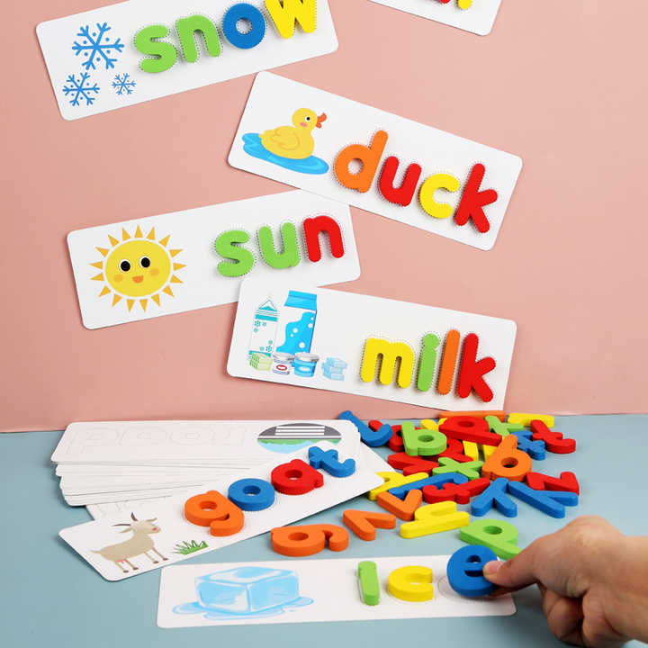Educational games alphabet cubes 
