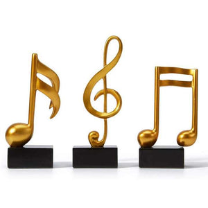 Musical Resin Statue Home Decor Accents. 