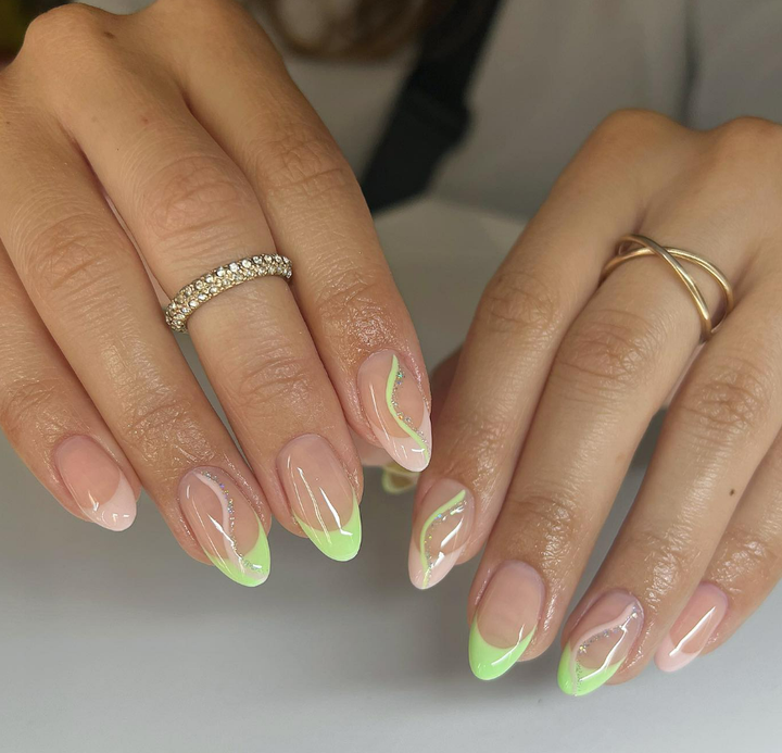 Hand Painted Gel Acrylic - Luxury 