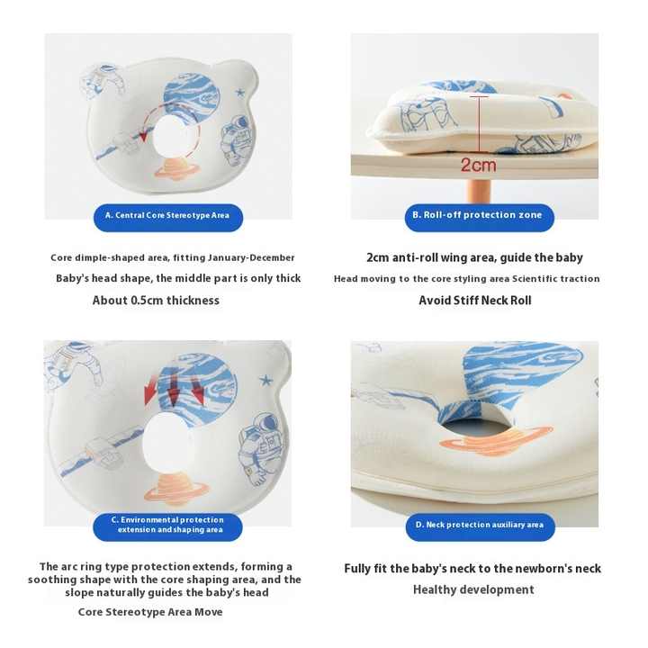 Universal shaping pillow for newborns 