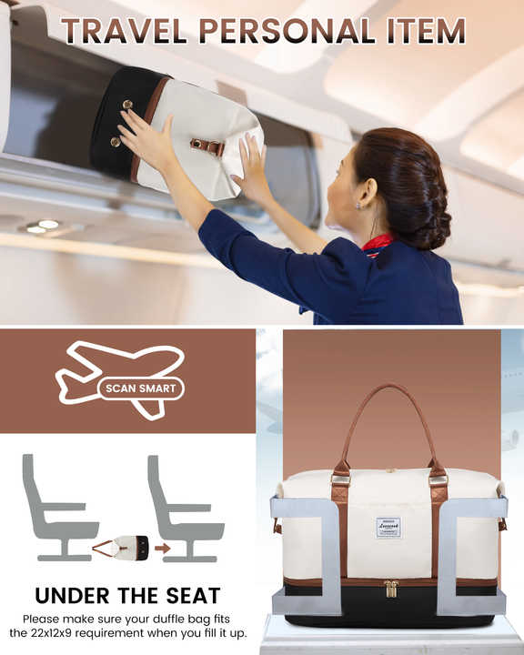 حقائب سفر لعطلة نهاية الأسبوع للنساء