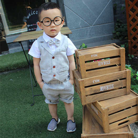 New Summer Boys Clothing Sets Children Formal Wear. 