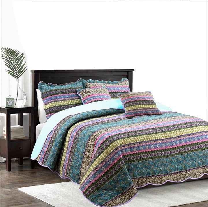 Huge Discounts on Ethnic Double Queen Cotton Bedspreads. 