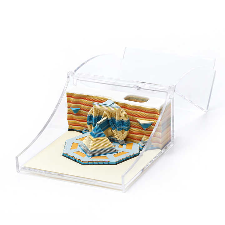 Gifts Aerospace Styling Made from Paper Handicrafts - 3D Notebook with Custom Logo for Kids, 