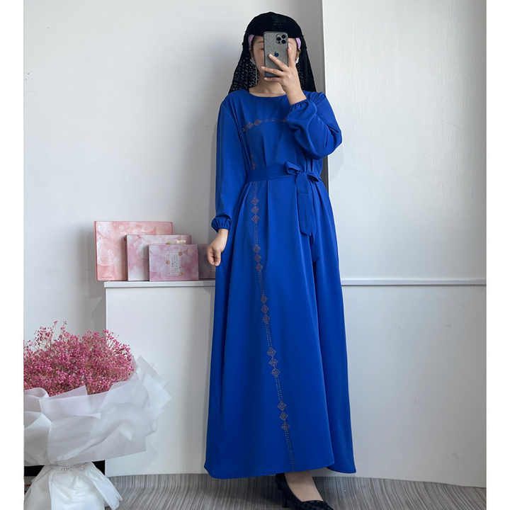 Dropshipping Muslim Dress Modesty-فستان إسلامي مفتوح
