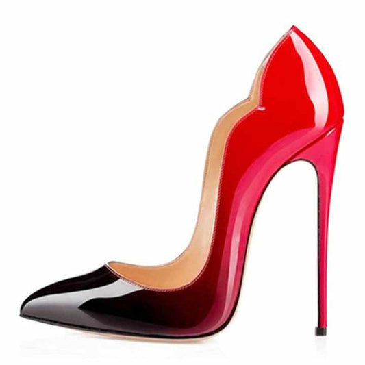 Sexy high heel shoes with pointed toes 