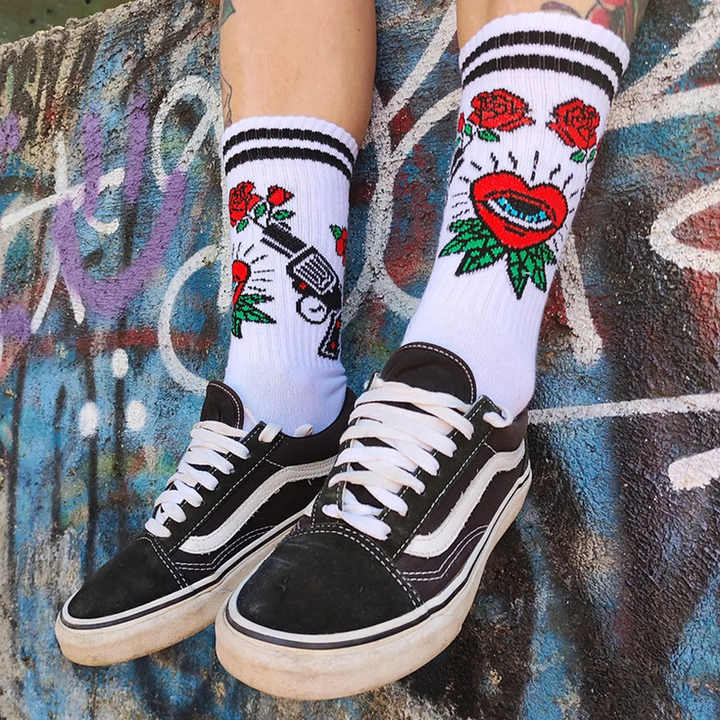 Jacquard socks 