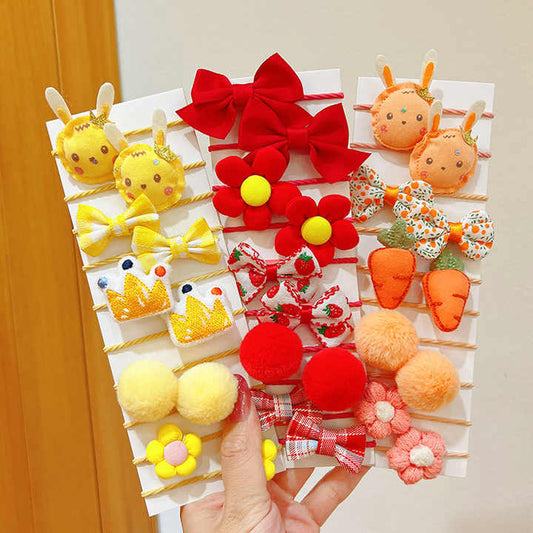 Children's accessories, hair accessories, set of hair ties 