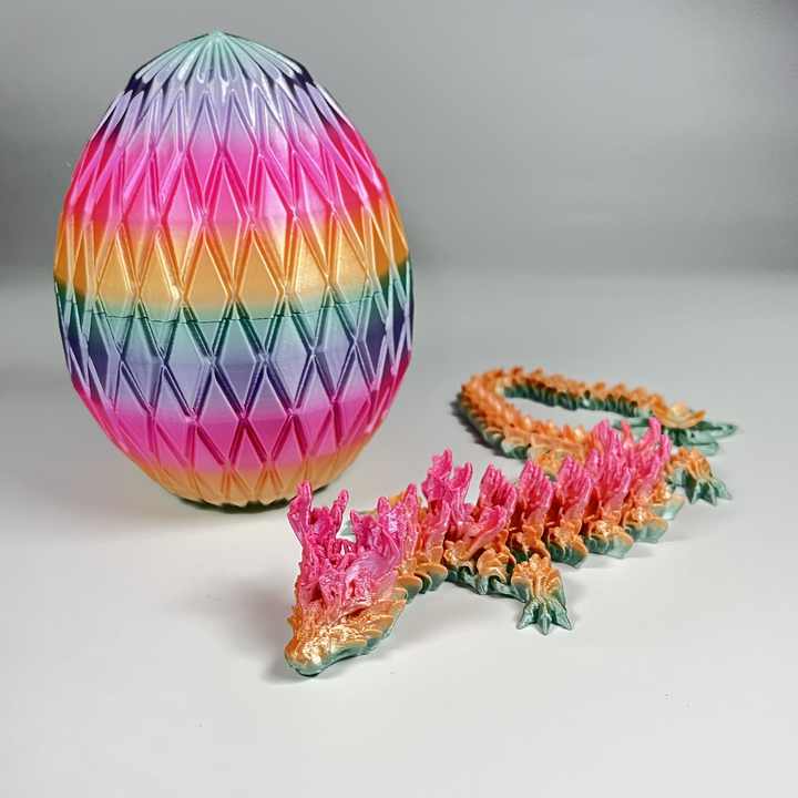 printed crystal eggs Easter Egg 