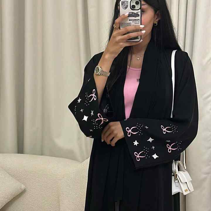 عباية سودا  جديدة