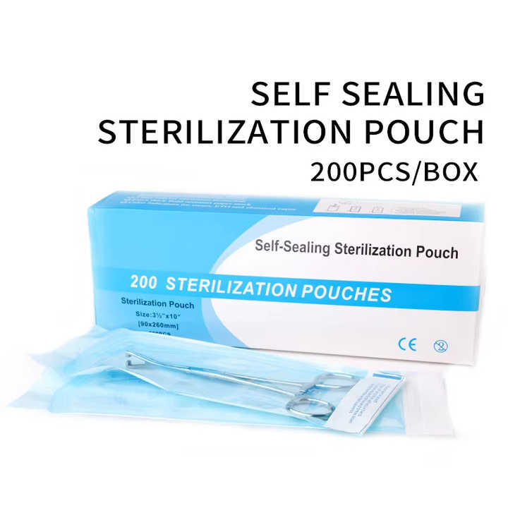 Self-sterilizing bag box, first aid scissors 