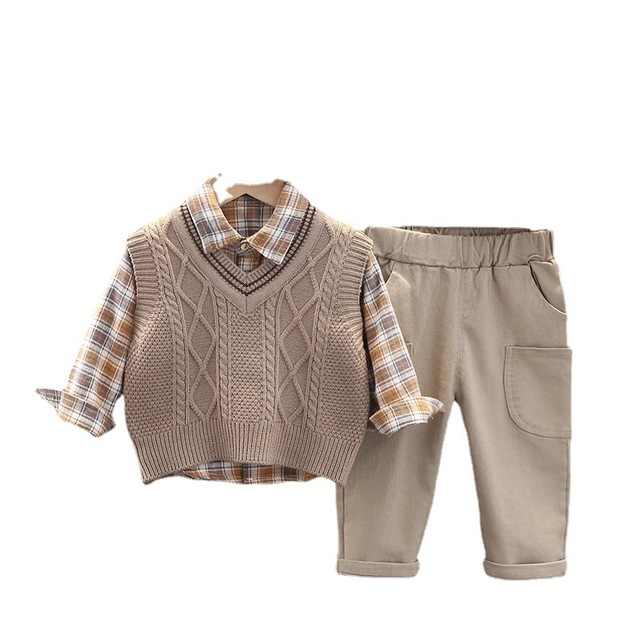 Boys' Pants Boys' Clothing 3-Piece T-Shirt Set 