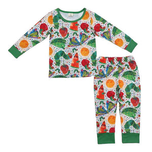 Green long sleeve pajama set 