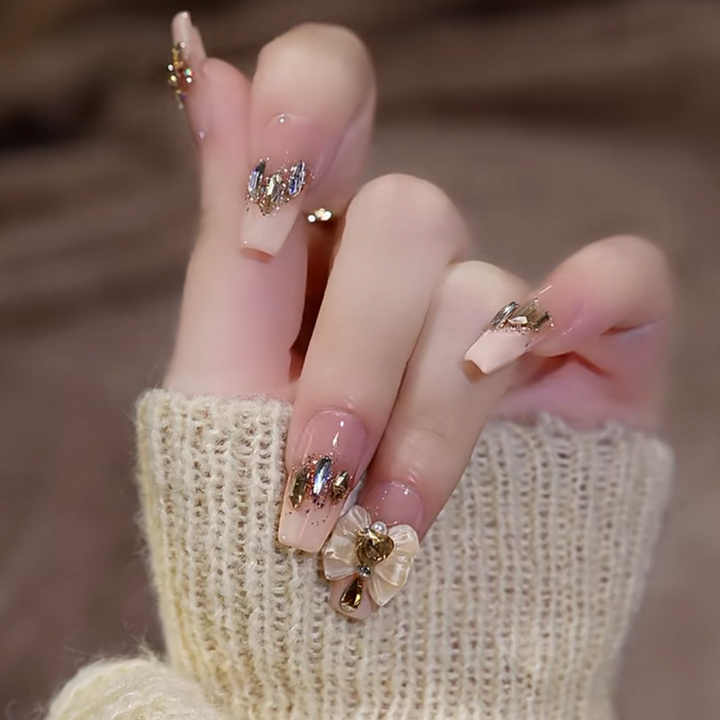 Fashion Christmas-Acrylic Nails 
