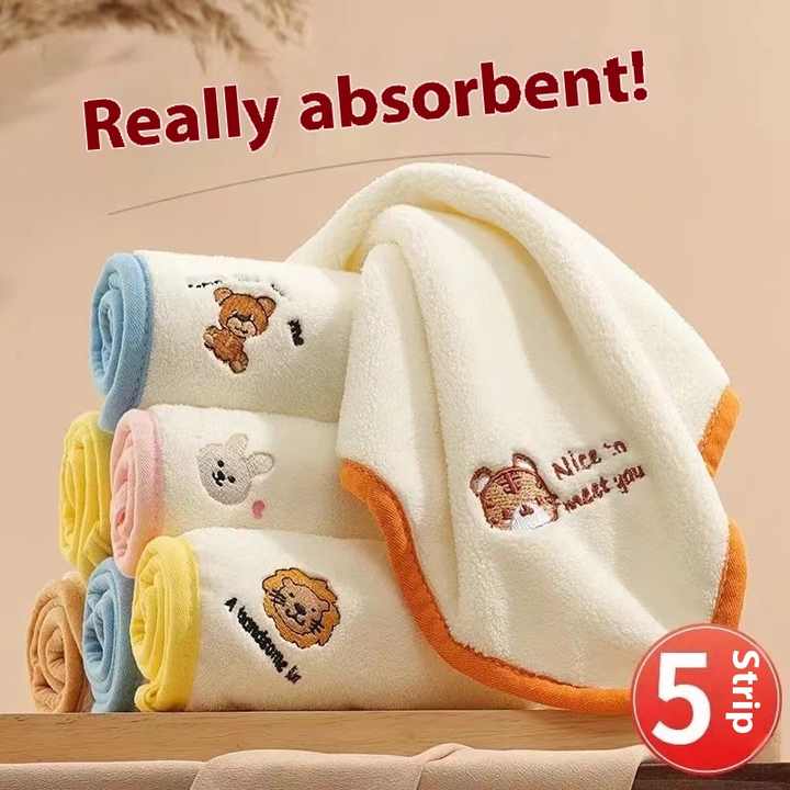 منشفة صغيرة ناعمة للغاية مربعة للأطفال حديثي الولادة