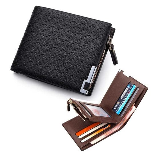 Carteira Embossed Short Wallets Knurling Wallet. 
