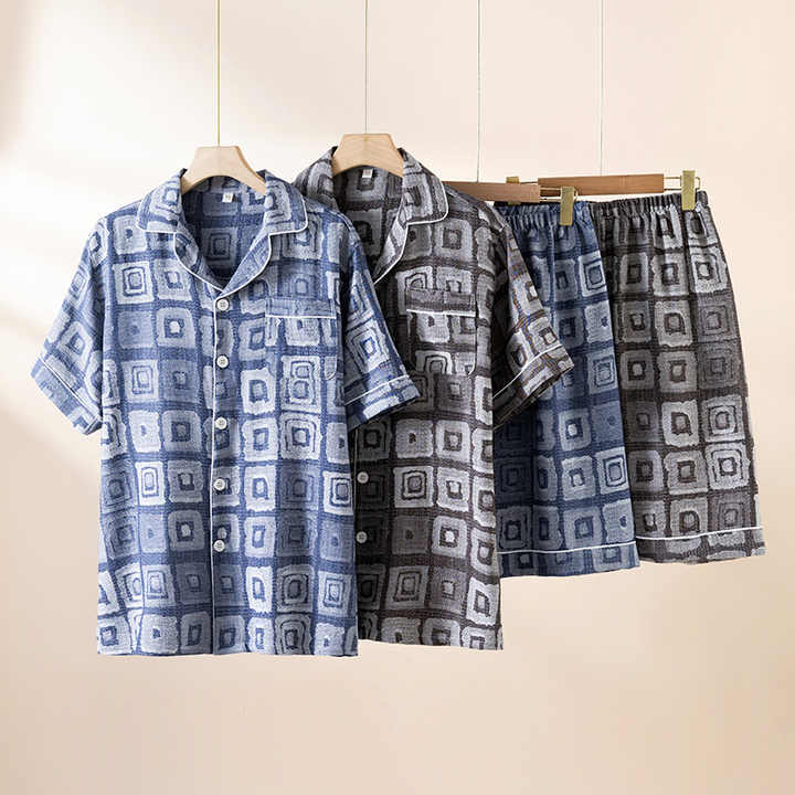شعار مخصص الرجال السراويل القطنية بيجامة . Custom Logo Men's Cotton Pajama Pants, Summer