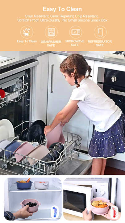 أواني شفط من السيليكون للأطفال حديثي الولادة