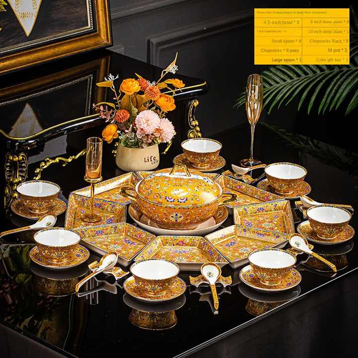 Specially shaped plate set 