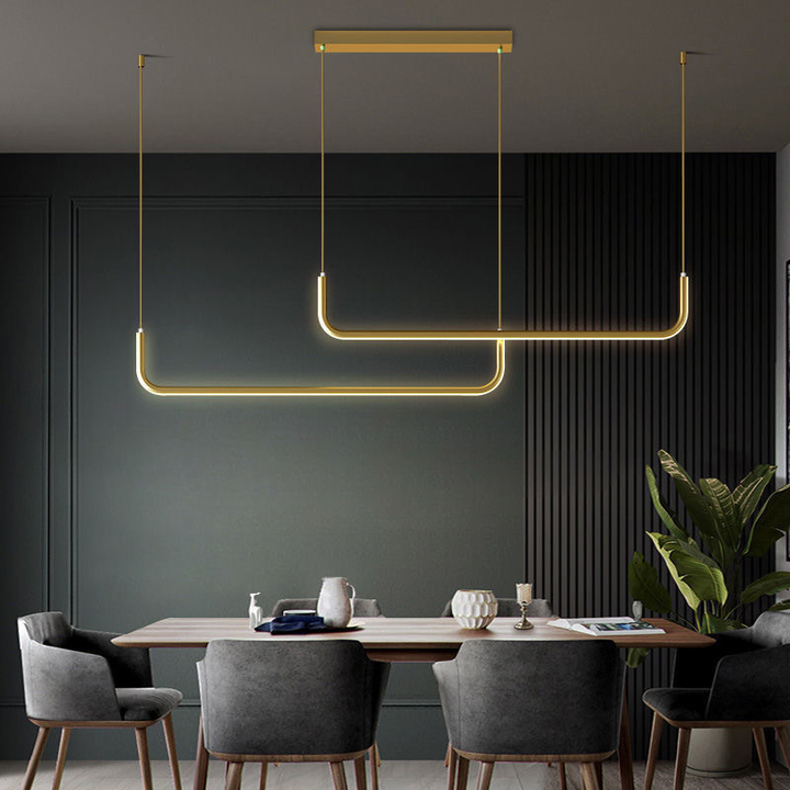 Modern aluminum pendant 