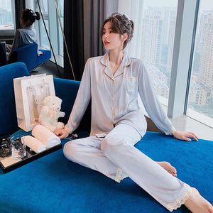 silk pajamas