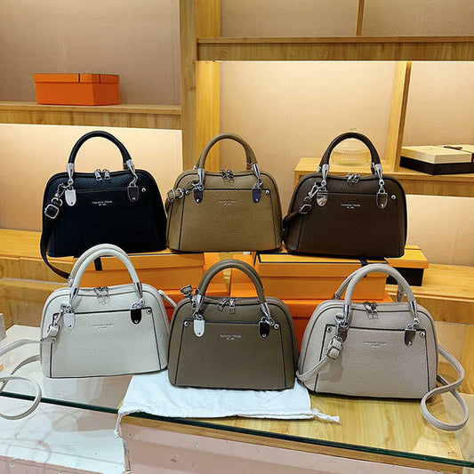 New and luxurious Saffiano leather handbag