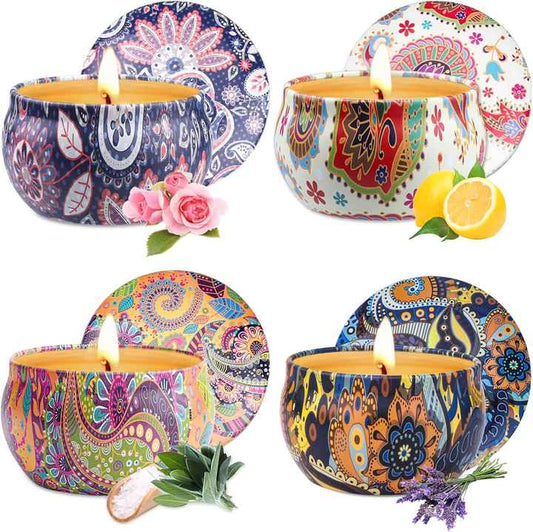 Best Selling Natural Soy Wax Scented Candle Set 