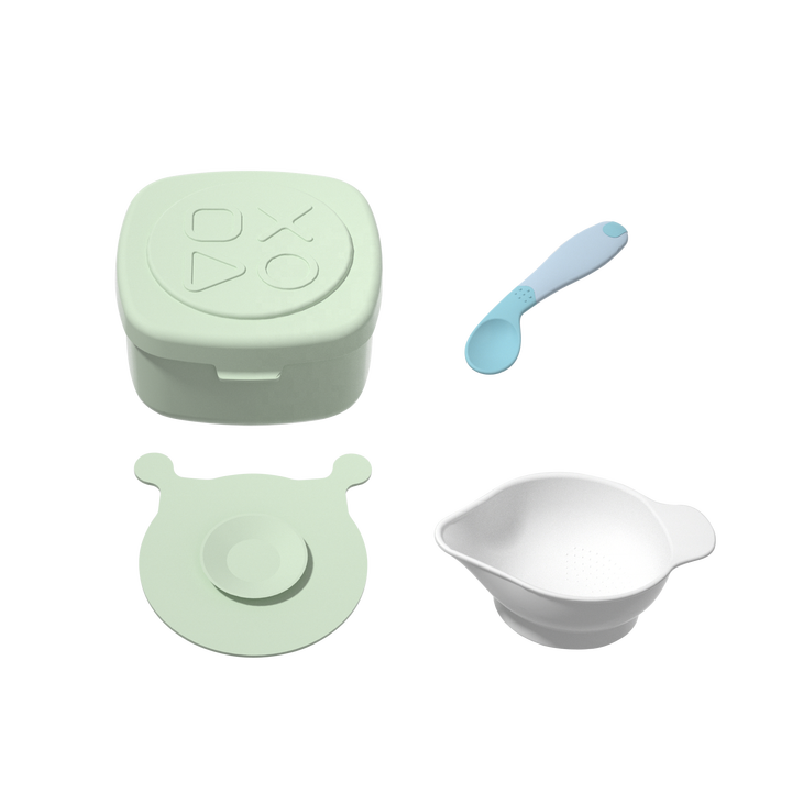 وعاء قاعدة الملاعق 2 قطعة الرضع وجبة خفيفة الغذاء تخزين غطاء BPA الحرة تخصيص ايكو ص وعاء لتغذية الطفل مجموعة2pcs Infant Snack Food Storage Spoon Base Bowl Lid BPA Free Custom Eco-Friendly Baby Feeding Bowl Set