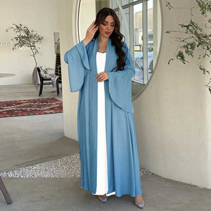 Wide colorful abaya