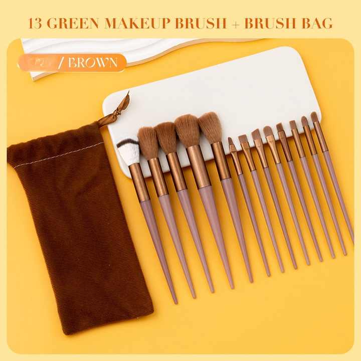 Bright colored brushes