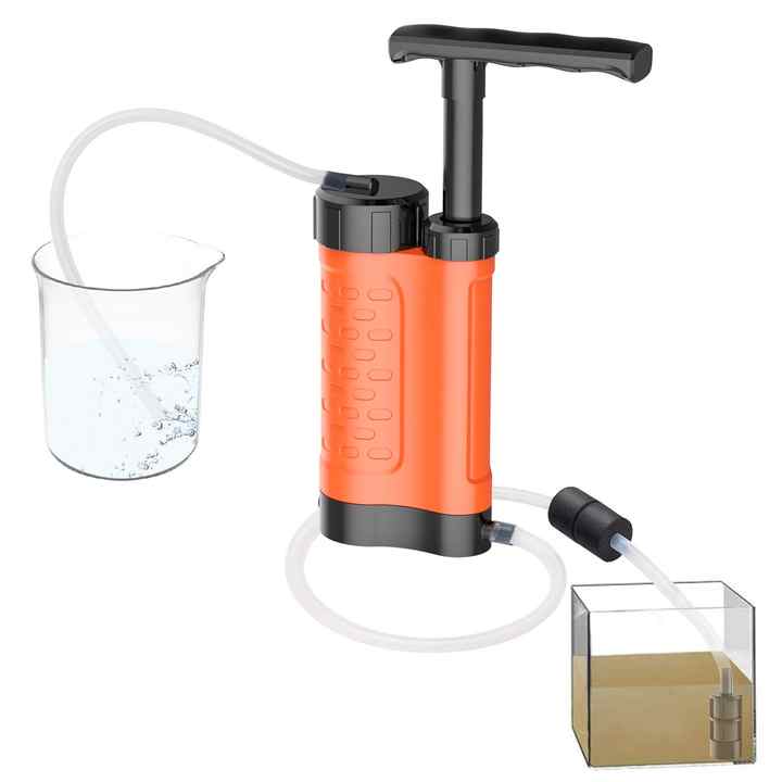 جهاز تنقية مياه التخييم، فلتر مياه للبقاء على قيد  .   Camping Water Purifier, Emergency Survival Water