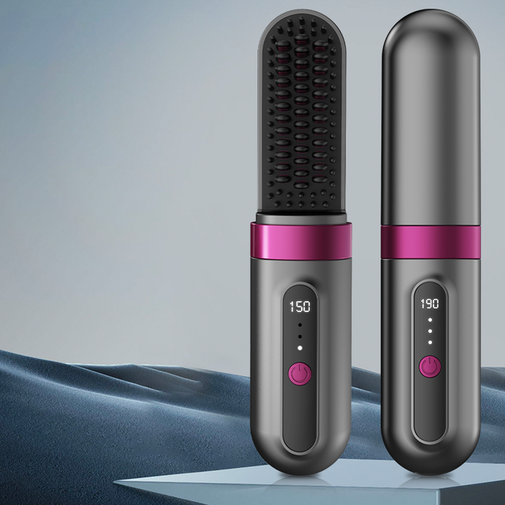 Customizable Wireless Hair Straightener Portable. 
