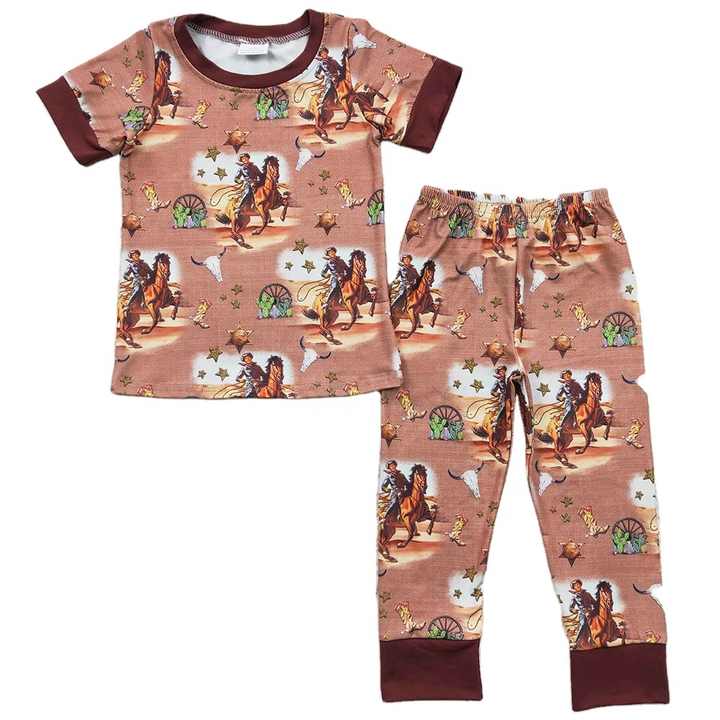Kids' long-sleeved pajama set 