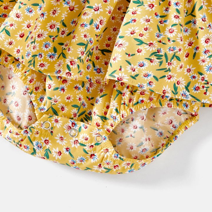 Customizable Mother and Daughter Dress Spring Summer Mother and Child Printed Dress Set 