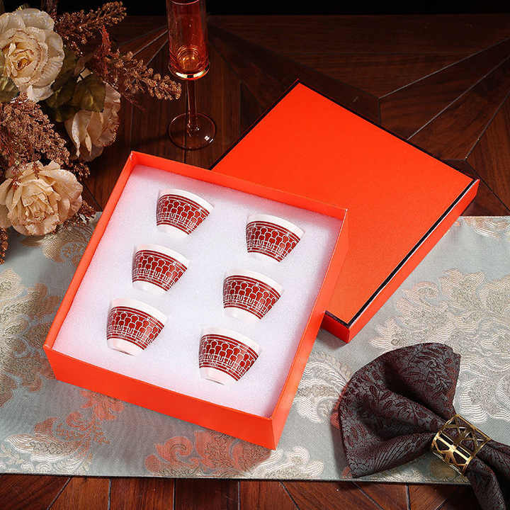 Best Selling Bone China High Quality Wine Cup Exquisite 