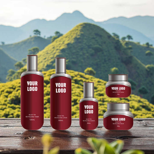 Hot Selling Organic Black Tea Face Skincare Set 